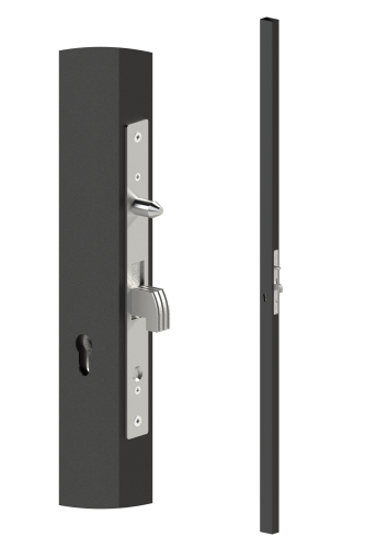 Profil 60x40x1,5 mm, H=2000 mm se zámkem, vhodný pro rám posuvné branky, bez povrchové úpravy, bez vložky